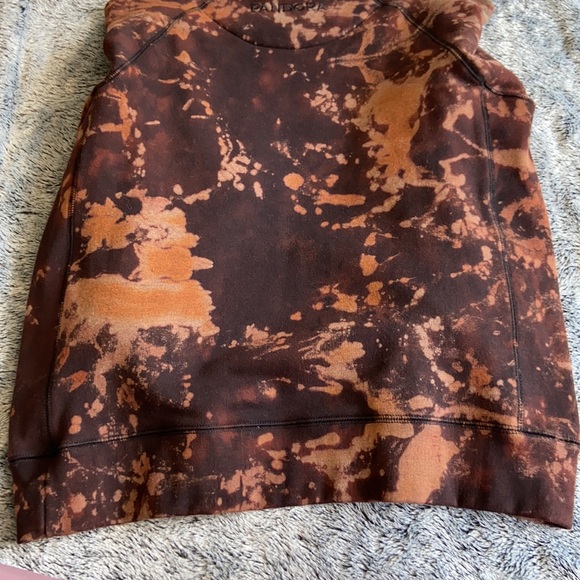 Reverse Tie Dye Bleach Dye Crewneck Crop Vintage - Picture 14 of 16
